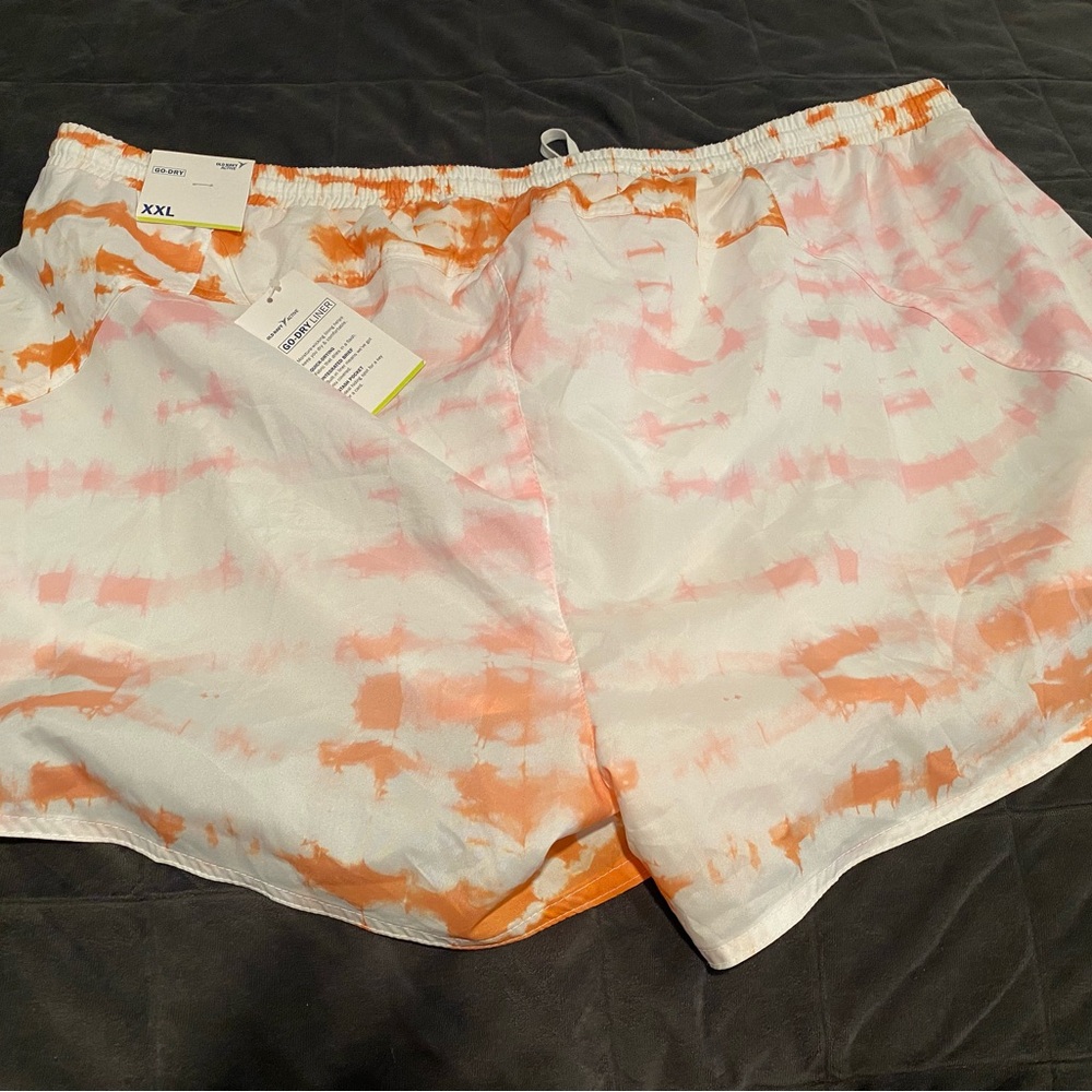 NWT drawstring panty line running shorts hidden pocket